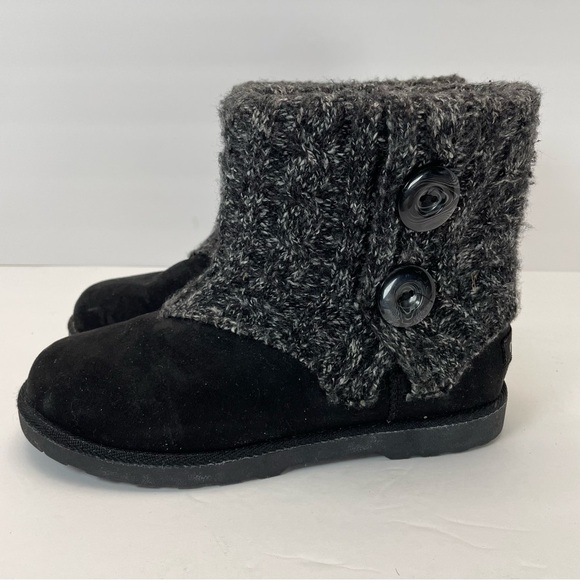 Makalu Shoes - Makalu womens 8 Dacia black winter short boots sherpa lining